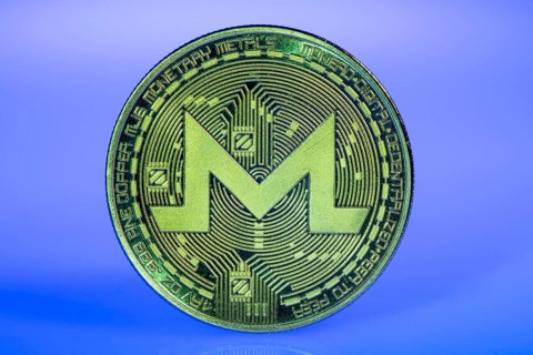 Monero, XMR, cryptocurrency, symbol coin, optical placeholder for the digital currency, blockchain,