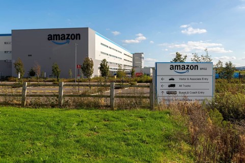 Amazon Fulfilment centre BRS2, warehousing and distribution building, Symmetry Park, Swindon,