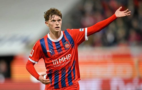 Paul Wanner 1. FC Heidenheim 1846 FCH (10) Gesture Gesture Voith-Arena, Heidenheim,