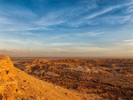 View of the Moon Valley, Atacama Desert, Chile, South America