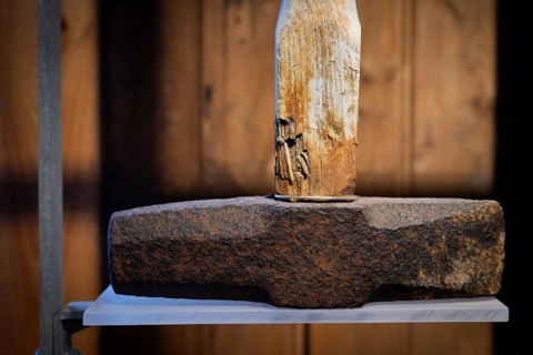 Hammer, Mining Museum, Kongsfjord, Ny-Ålesund, Spitsbergen Island, Svalbard and Jan Mayen, Norway,