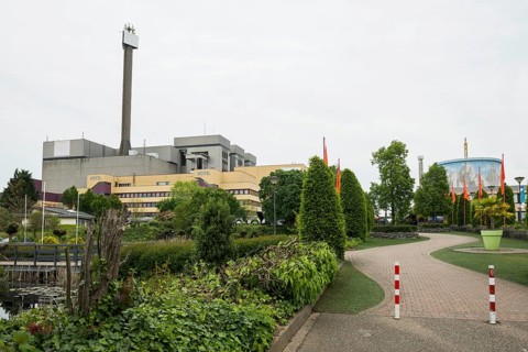 Wunderland Kalkar, amusement park, former nuclear power plant, Kalkar, Lower Rhine, North