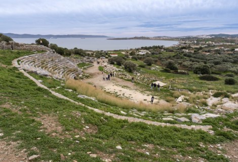 Ancient Theatre, Archaeological Site of Thorikos, Greece, Europe