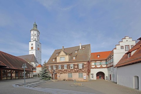 St Martin's Church built in the 15th century and landmark with town archives, town library with