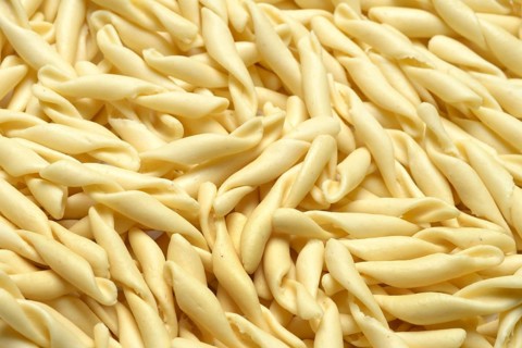 Strozzapreti, uncooked Italian pasta variety, Italy, Europe