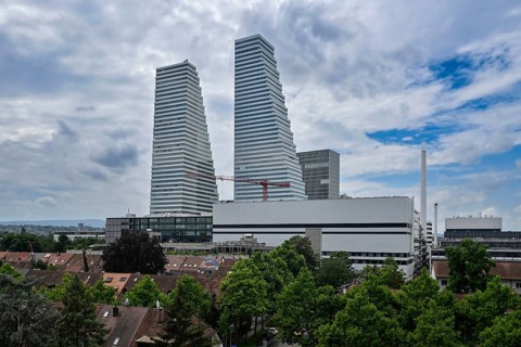 Roche Towers, Basel, Switzerland, Europe