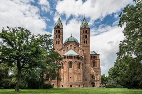 Imperial Cathedral, Cathedral of St Mary and St Stephen, UNESCO World Heritage Site, Speyer,