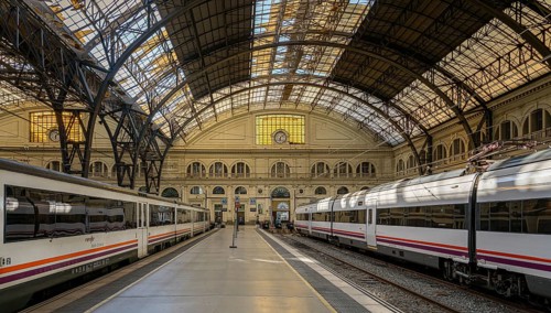 Estacio de Franca, terminus in Ciutat Vella, Barcelona, Spain, Europe