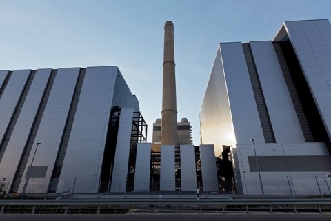 Lausward combined heat and power plant, gas power plant, steam turbine power plant, energy supply,