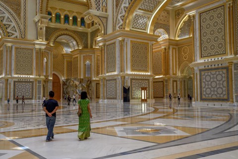 Qasr Al Watan, presidential palace, interior photo, Abu Dhabi City, emirate Abu Dhabi, United Arab