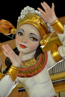 Falla character at the Fallas festival, Denia, Costa Blanca, Spain, Europe