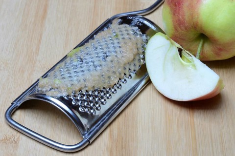 Apple and grater, applesauce