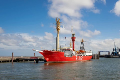 Lightship ELBE 1, Cuxhafen, Lower Saxony, Germany, Europe