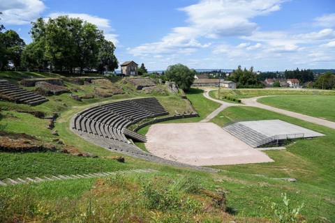 Roman amphitheatre, Autun, Département Saône-et-Loire, Region Bourgogne-Franche-Comté, Burgundy,
