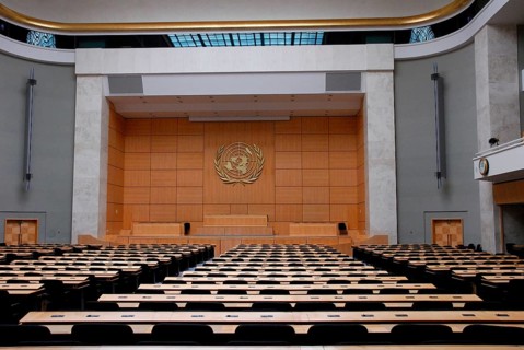 UNO, UN, League of Nations Hall, Assembly Hall, Palais des Nations, United Nations, Geneva, Canton