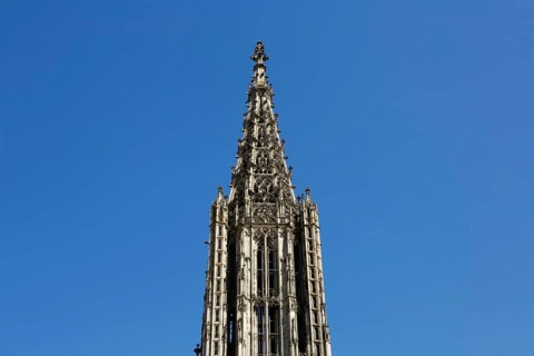 Ulm Cathedral, west tower, Cathedral of Our Lady in Ulm, Gothic architectural style, sacred
