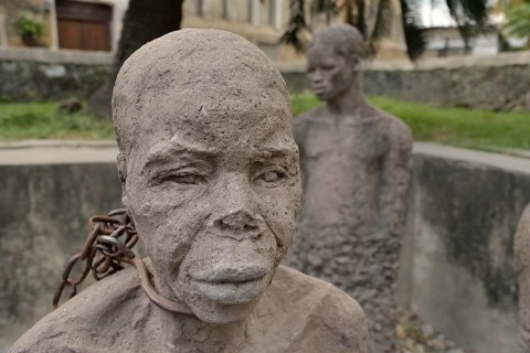 Slave Memorial by Carla Sornas, Stone Town, Zanzibar City, Zanzibar, Tanzania, Africa