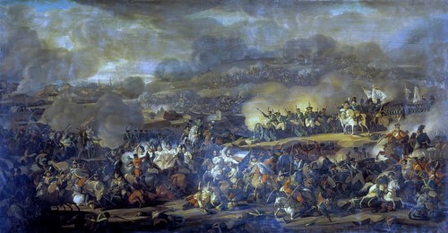 The Battle of the Nations near Leipzig, also known as the Battle of Leipzig, from 16 to 19 October