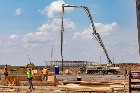 Marshall, Michigan, Construction of Ford's electric vehicle battery plant at its BlueOval Battery