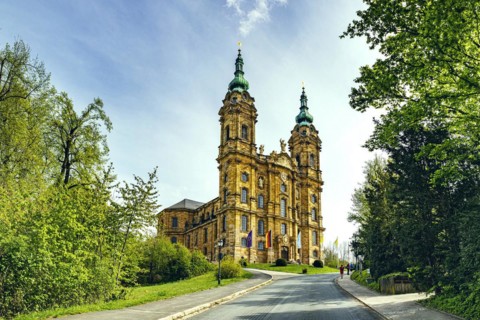 Basilica Vierzehnheiligen in Bad Staffelstein, Bavaria, Germany, Europe