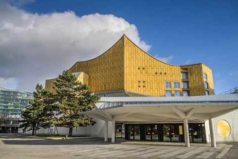 Philharmonie, Kulturforum, Tiergarten, Mitte, Berlin, Germany, Europe