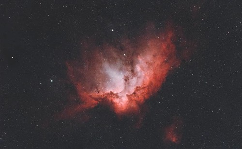 NGC7380, wizard nebula, Sh2-142, magic nebula in the constellation Cepheus