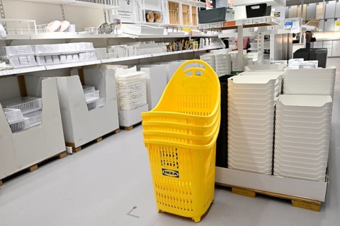 Ikea showroom kitchen
