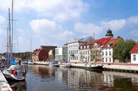 Ueckermünde village at the baltic sea, Germany, Europe