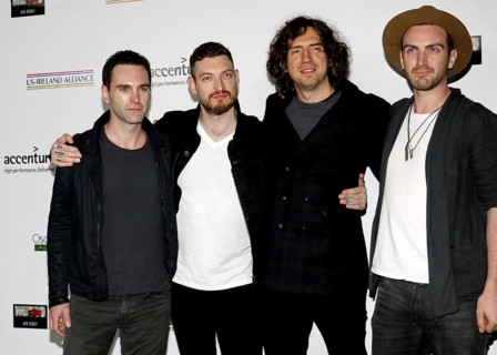 Johnny McDaid, Nathan Connolly, Gary Lightbody and Paul Wilson of the band Snow Patrol at the 2016