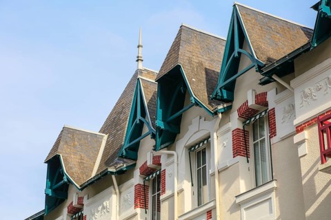 Historic villa in the Belle Epoque style, La Baule-Escoublac lido, Loire-Atlantique department,