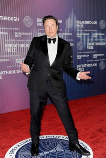 Elon Musk at the 10th Annual Breakthrough Prize Ceremony held at the Academy Museum of Motion