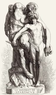 The Oath of Spartacus, Louis-Ernest Barrias, Jardin des Tuileries, Paris, France, Europe