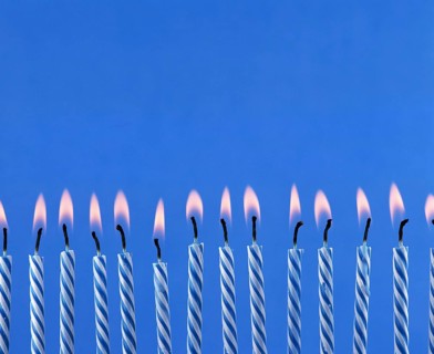 Candles on Birthday's Cake