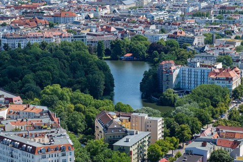 Charlottenburg, Lietzensee, Kantstraße, Berlin, Germany, Europe