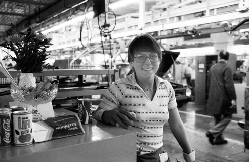 Production of the Golf at the VW plant on 10. 05. 1979 in Wolfsburg, Germany, Europe