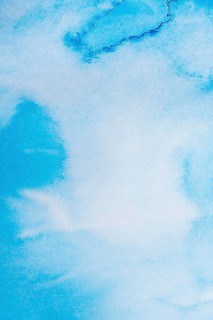 Abstract gradient blue aquarelle background
