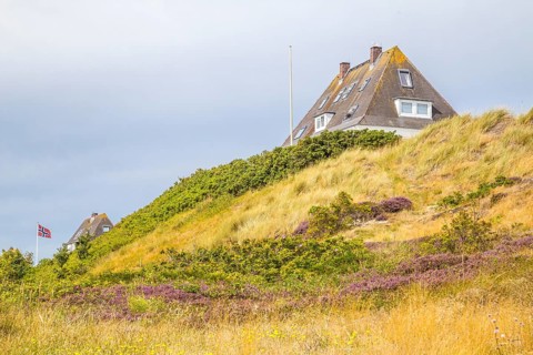 Officers' houses, today holiday homes on the dune, Hörnum, Sylt