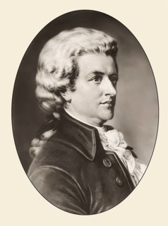 Wolfgang Amadeus Mozart, 1756, 1791, a composer of the First Viennese School