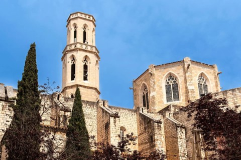 The Iglesia de San Pedro church in Figueras, Spain, Europe