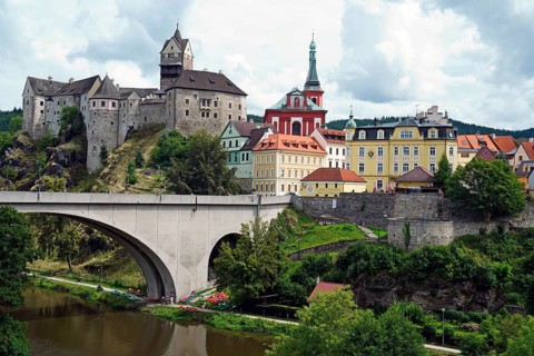 Castle, Loket, district, Sokolov, region, Karlovarsky kraj, Czech Republic, Loket, Karlovy Vary,