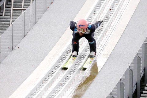 Markus Eisenbichler (TSV Siegsdorf) during training in front of DM Hinterzarten 2022