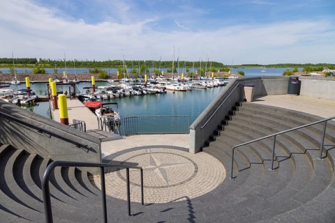 Lake Zwenkau. Lake Zwenkau is currently the last lake from the former open-cast lignite mine in the