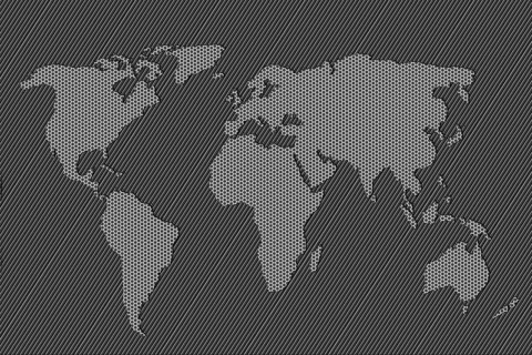World map design. Earth with continents. Map of europe and america, Asia and Australia. Flat Earth