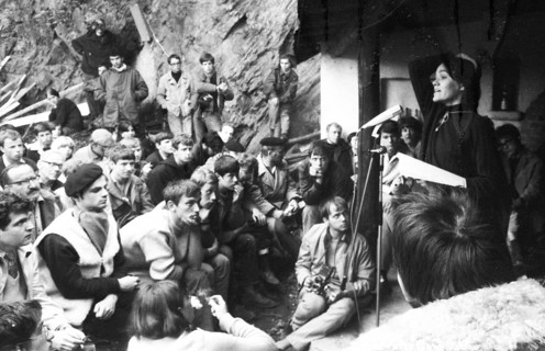 3rd Festival of Chanson and Folklore on 26. 5. 1966 at Waldeck Castle, Meeting Points of the