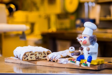 Erzgebirge Christmas stollen, there is also a stollen tradition in the Erzgebirge, the typical