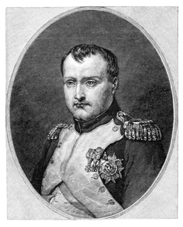 Napoleon Bonaparte aka Napoleon I (1769-1821) . Vintage engraving from Harpers Monthly magazine