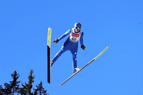 Vinzenz Geiger (SC Oberstdorf) at the FIS Nordic Combined World Cup Schonach 2024