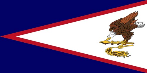 Flag of American Samoa, Vector illustration