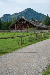 Saurüsselalm in front of Ochsenkamp, Bad Wiessee am Tegernsee, Mangfall mountains, Bavarian