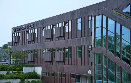 The Rostlaube at Freie Universität Berlin, Dahlem, Steglitz-Zehlendorf district, Berlin, Germany,